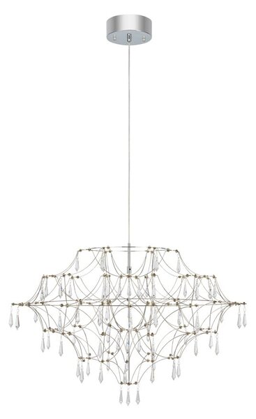 Lampa wisząca LED w kolorze srebra ø 80 cm Efesos – Markslöjd