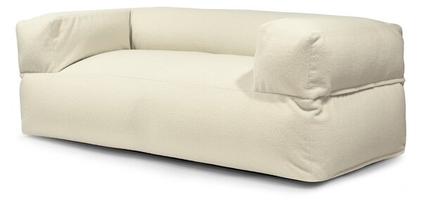 Kremowy worek do siedzenia z materiału bouclé Sofa MooG – SLOWDOWN