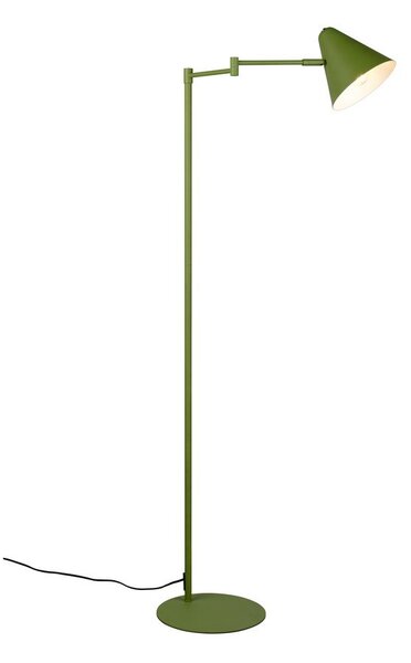 Zielona lampa stojąca z elastyczną konstrukcją (wysokość 126,5 cm) Cosima – Trio