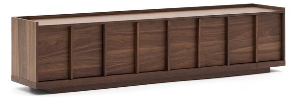 Brązowa szafka pod TV w dekorze orzecha 200x47x40 cm Onix – Kave Home