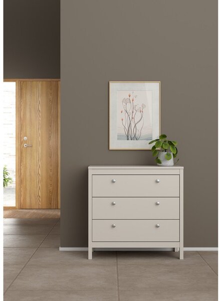 Szarobeżowa komoda 82x80x38 cm Madrid – Tvilum