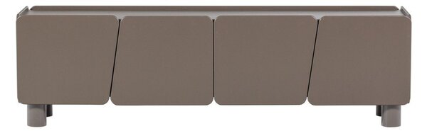 Brązowa szafka pod TV z litego drewna sosnowego 200x58x45 cm Root – WOOOD