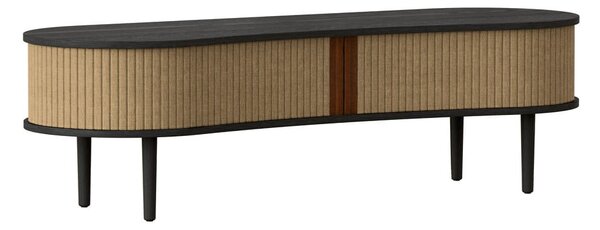Brązowa szafka pod TV w dekorze dębu 140x40 cm Audacious – UMAGE