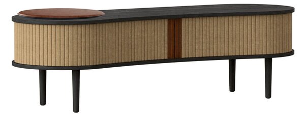 Brązowa szafka pod TV w dekorze dębu 140x40 cm Audacious – UMAGE