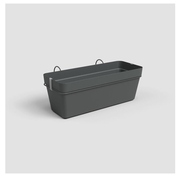 Wisząca/samonawadniająca doniczka z plastiku z recyklingu 50 cm Capri – Artevasi