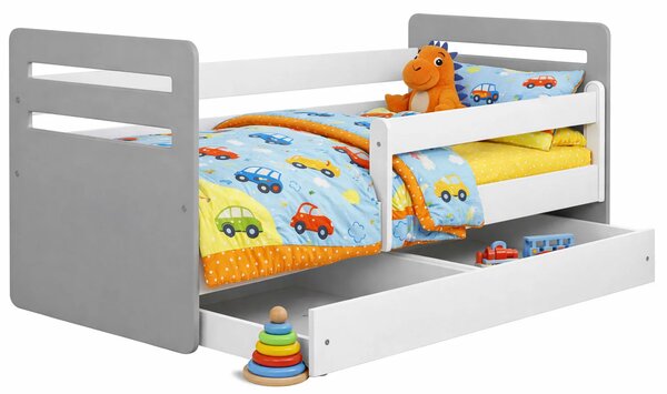 Łóżko dziecięce z szufladą mix 80x160 M6-W66