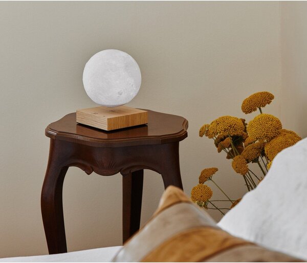 Lampa stołowa LED w naturalnym kolorze (wysokość 14 cm) Moon – Gingko