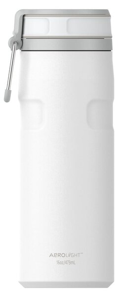 Biały termos ze stali nierdzewnej 470 ml IceFlow™ Bottle Twist Flip Frost – Stanley