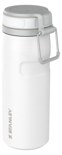 Biały termos ze stali nierdzewnej 470 ml IceFlow™ Bottle Twist Flip Frost – Stanley