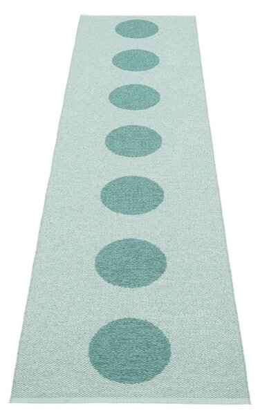 Turkusowy chodnik odpowiedni na zewnątrz 70x280 cm Vera Pop Jade – Pappelina