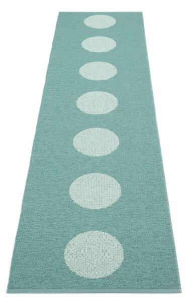 Turkusowy chodnik odpowiedni na zewnątrz 70x280 cm Vera Pop Jade – Pappelina