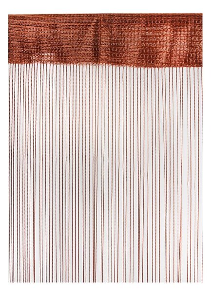 Firanka w kolorze miedzi 140x285 cm String – Mendola Fabrics