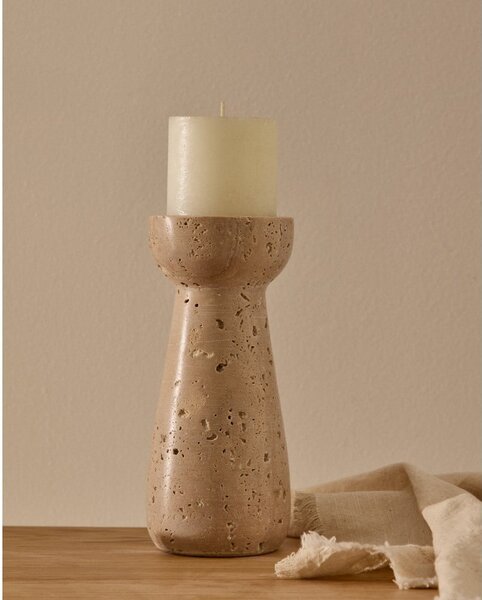 Kamienny świecznik na świeczkę typu tealight Magan – Kave Home