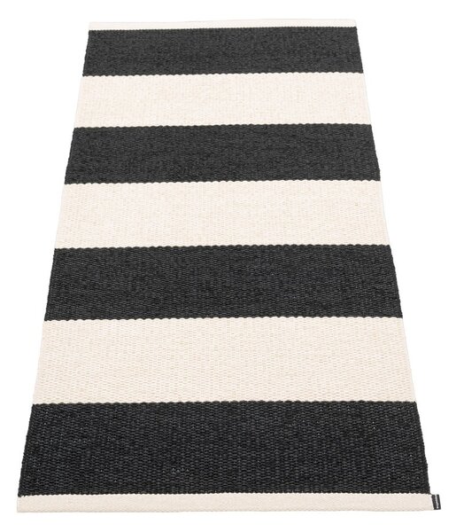 Czarno-biały chodnik odpowiedni na zewnątrz 70x150 cm Bob Black Vanilla – Pappelina