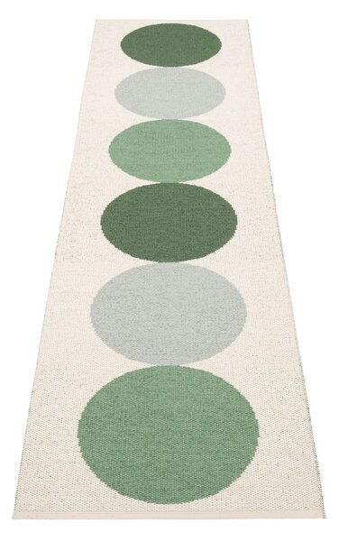 Zielono-kremowy chodnik odpowiedni na zewnątrz 70x280 cm Otto Herb – Pappelina