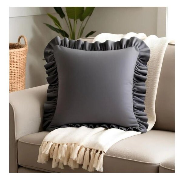 Poszewka na poduszkę z mieszanki bawełny 40x40 cm Ruffled – Mila Home