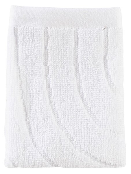 Biały bawełniany ręcznik frotte 30x30 cm Time – Zone
