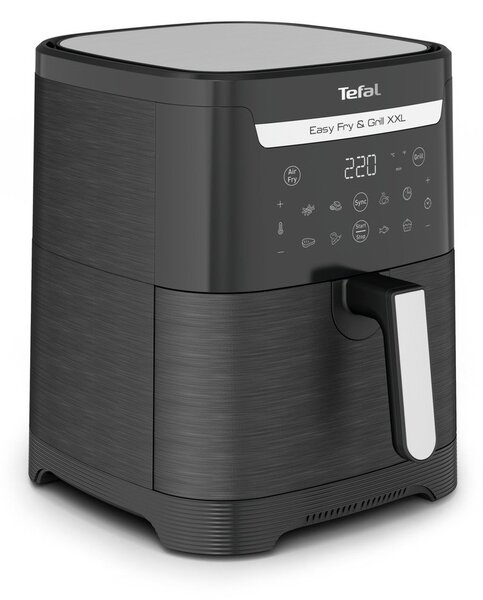 Czarna frytkownica beztłuszczowa Easy Fry & Grill XXL EY801815 – Tefal