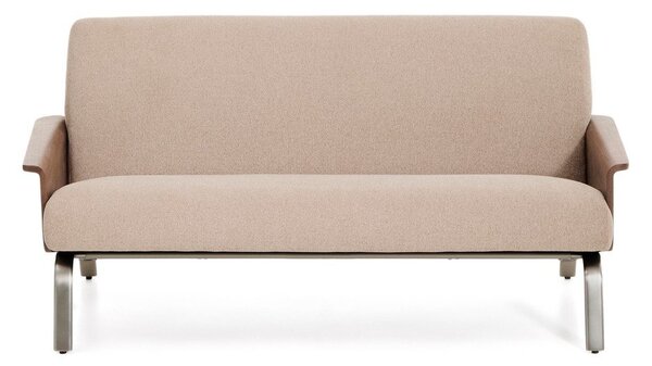 Jasnobrązowa sofa z tkaniny szenilowej 165 cm Amsen – Kave Home