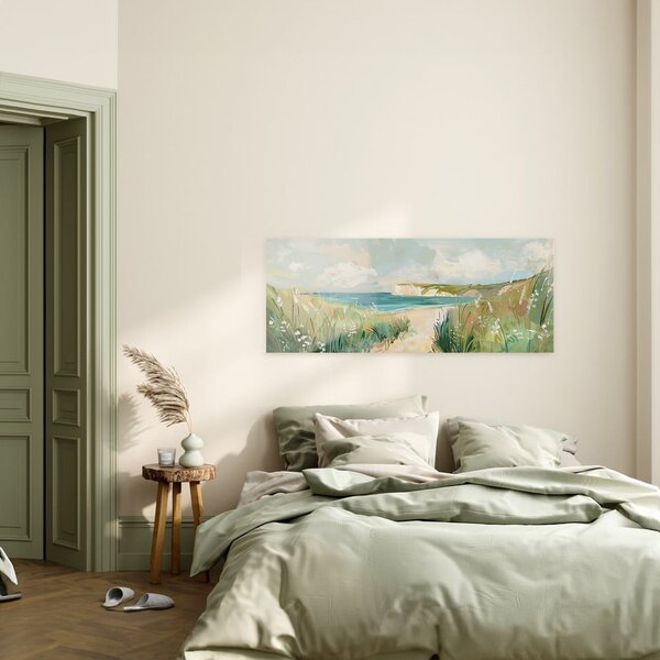 Obraz 60x150 cm Gouache Sea – Styler