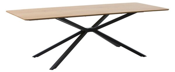 Stół z blatem w dekorze dębu 100x200 cm Cesura – Unique Furniture