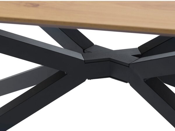 Stół z blatem w dekorze dębu 100x200 cm Cesura – Unique Furniture