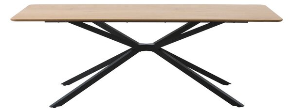 Stół z blatem w dekorze dębu 100x200 cm Cesura – Unique Furniture