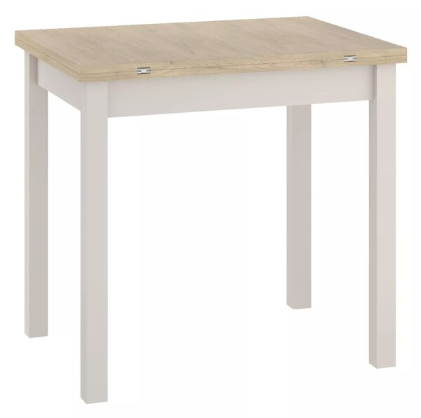 Stół jadalniany rozkładany FLIP 80(160)X80 cm, dąb Cremona Torro/kaszmir