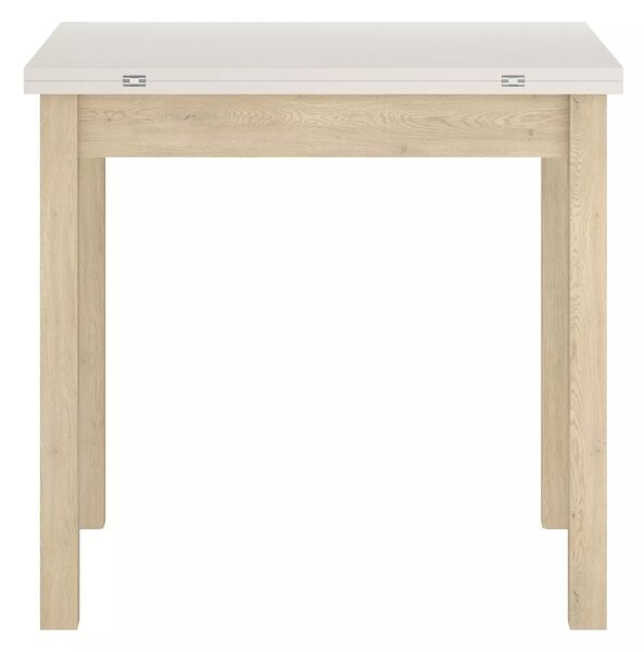 Rozkładany stół jadalny FLIP 80(160)X80 cm, kaszmir/dąb Cremona Torro