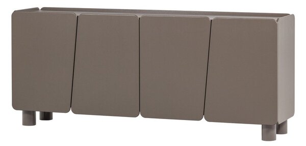Brązowa komoda z litego drewna sosnowego 200x85x45 cm Root – WOOOD