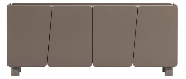 Brązowa komoda z litego drewna sosnowego 200x85x45 cm Root – WOOOD