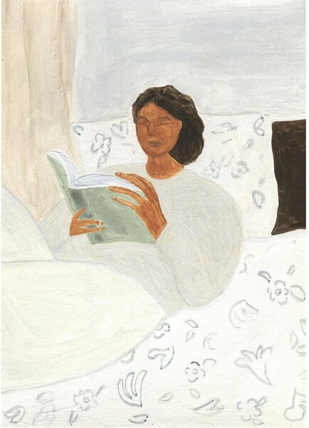 Plakat 50x70 cm Morning Read – Isabelle Vandeplassche – The Poster Club
