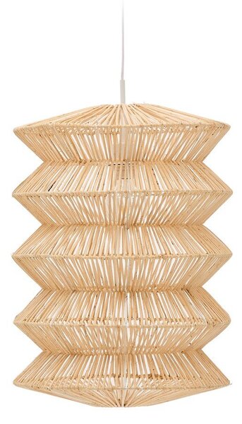 Lampa wisząca w naturalnym kolorze z rattanowym kloszem Dakit – Kave Home