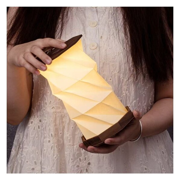Dekoracja świetlna na USB w ciemnym naturalnym kolorze ø 12 cm Twist Hexagon – Gingko