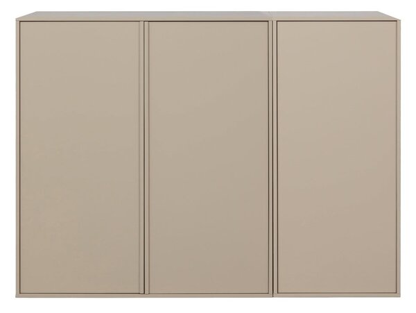 Kremowa szafa modułowa z litego drewna sosnowego 150x110 cm Daily – vtwonen