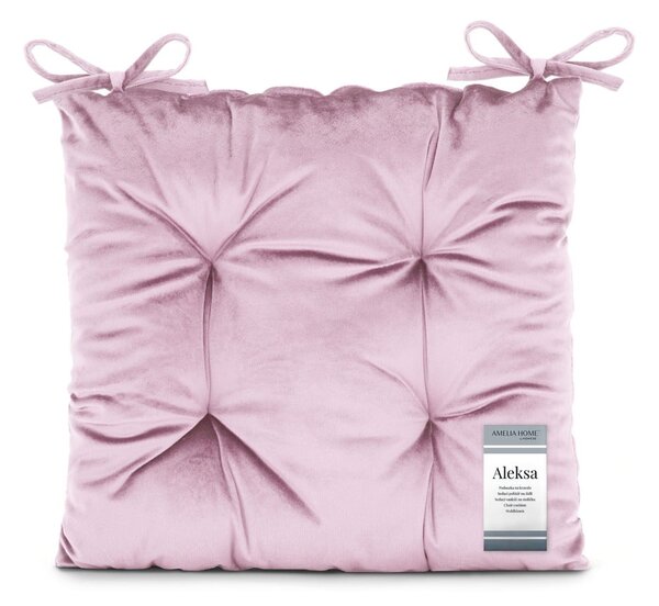 Aksamitna poduszka na krzesło 40x40 cm Aleksa – Restilo