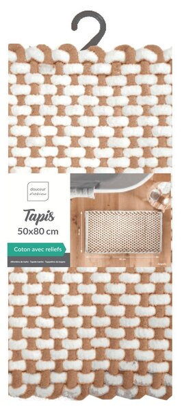 Dywanik łazienkowy w kolorze terakoty 50x80 cm Rafael – douceur d'intérieur