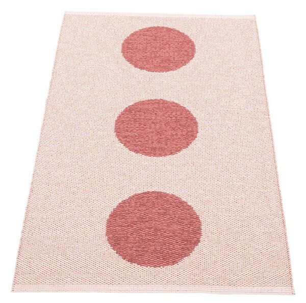 Jasnoczerwony dywan odpowiedni na zewnątrz 70x120 cm Vera Pop Blush – Pappelina