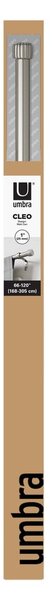 Stalowy regulowany karnisz w kolorze srebra 168 - 305 cm Cleo – Umbra