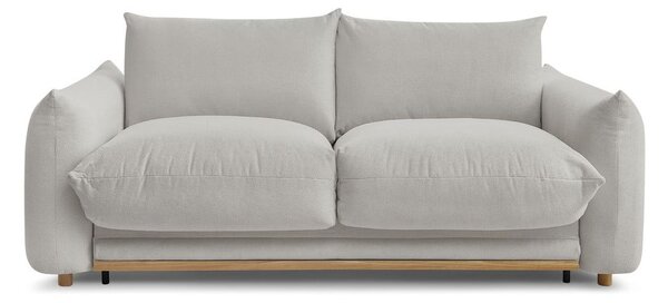 Jasnoszara rozkładana sofa 234 cm Ernest – Bobochic Paris