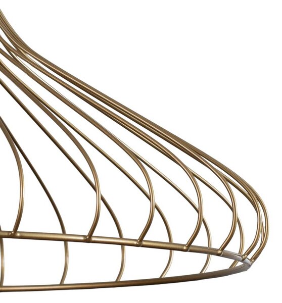 Lampa wisząca Depay Opviq, możliwość ściemniania, mosiężny / złoty, salon / jadalnia, metal