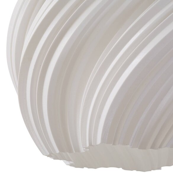 Lampa wisząca Nuvia Lindby, możliwość ściemniania, biały / opal, salon / jadalnia, nowoczesny