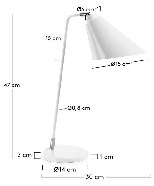 Lampa stołowa Kave Home Priti