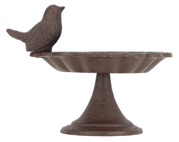 Żeliwne poidełko na nóżce z ptaszkiem Esschert Design Birdy
