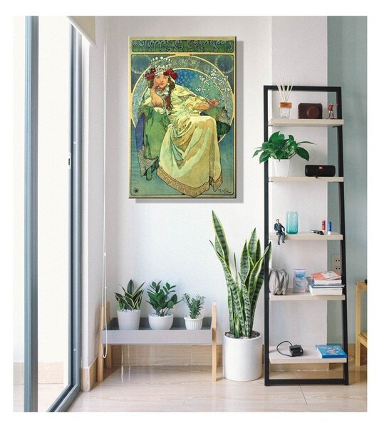 Reprodukcja obrazu Alfonsa Muchy Princess Hyazin – Fedkolor, 40x60 cm