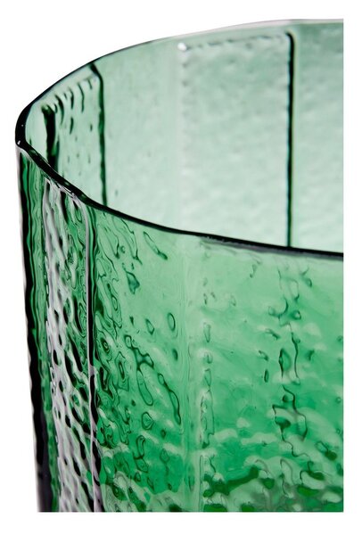 Szklany ręcznie wykonany wazon Emerald – Hübsch