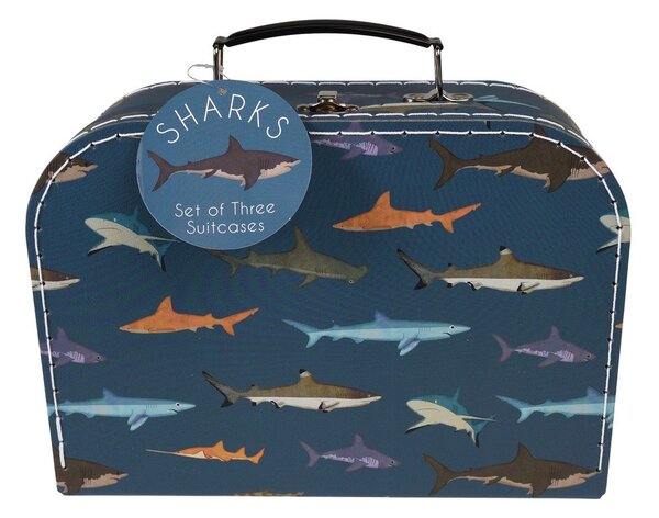 Walizki dziecięce zestaw 3 szt. Sharks – Rex London