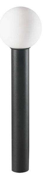 Feltre OFL-8081-BL słupek ogrodowy czarny 80cm klosz biała kula fi 20cm IP54 1xE27