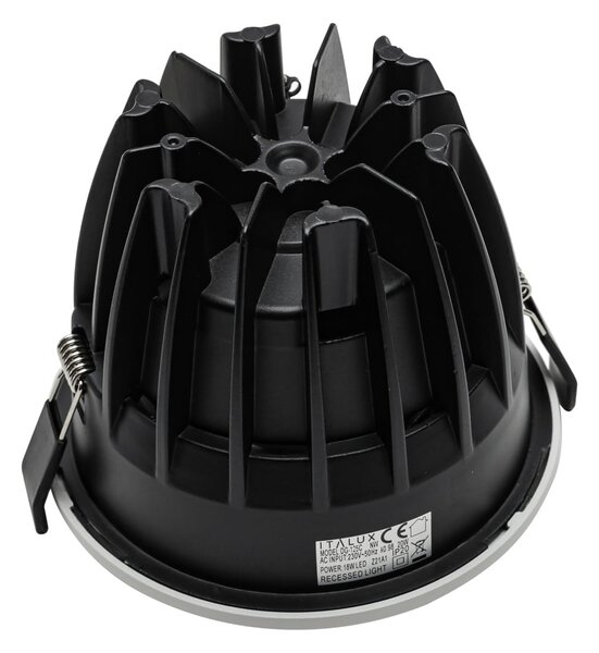 REZZO hermetyczna lampa wpuszczana okrągła biała IP54 LED 18W 3000K DG-125C/WK-WW/70