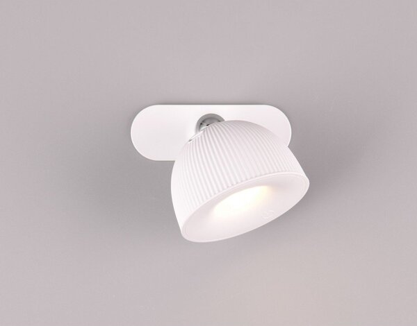 Biała lampa stołowa LED ze ściemniaczem i klipsem (wys. 41 cm) Maxima – Reality